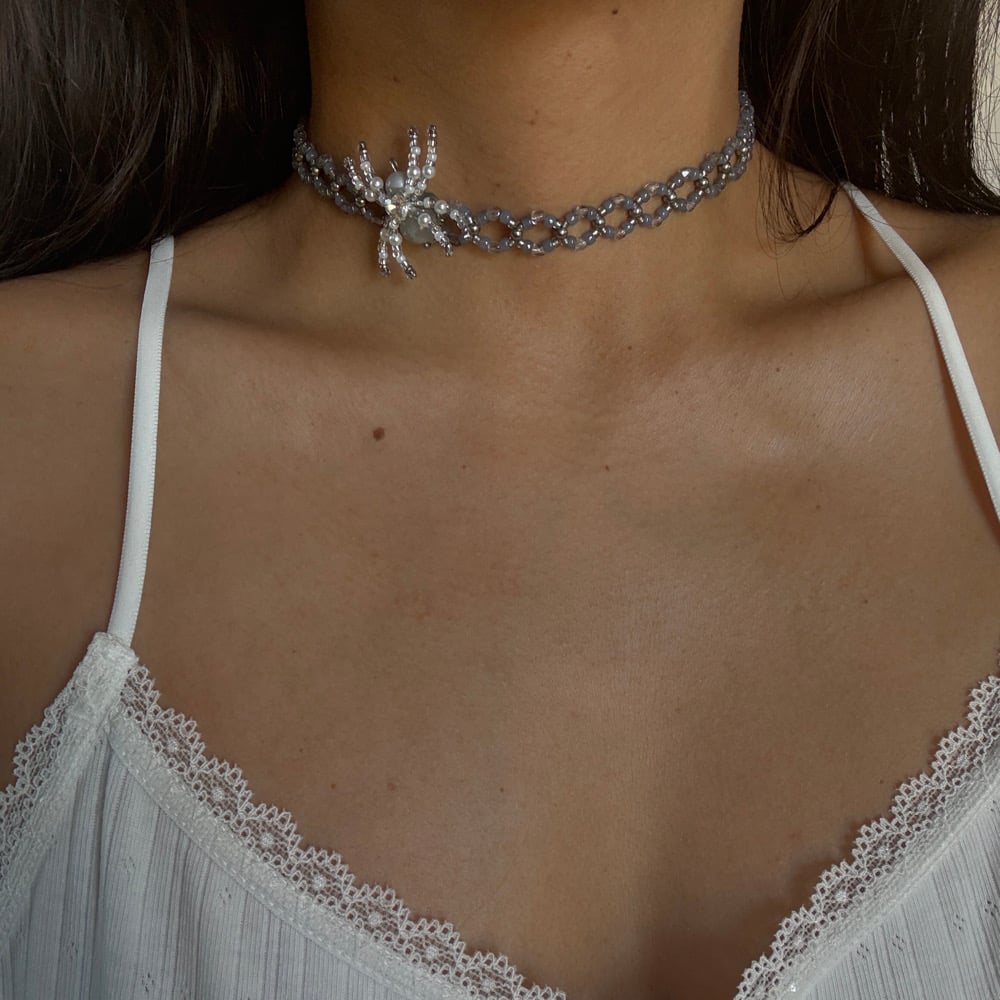 Image of Spider Lace Necklace