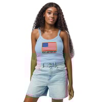 Image 19 of Stay; Women’s micro-rib tank top