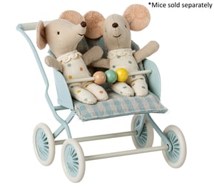Image of Maileg - Stroller Baby Mint