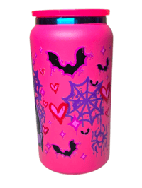 Image 2 of Normal is an illusion stainless steel 16oz can cup with lid