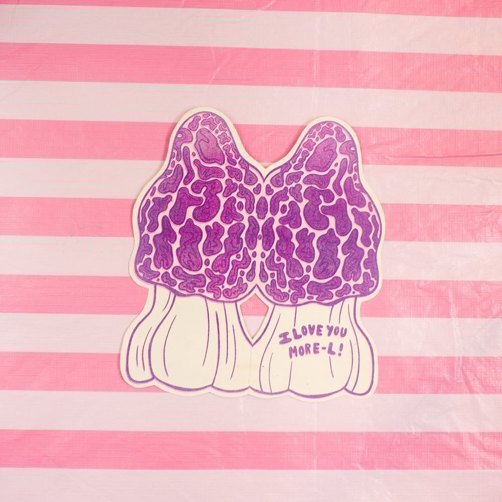 Image of I Love You More-l Card