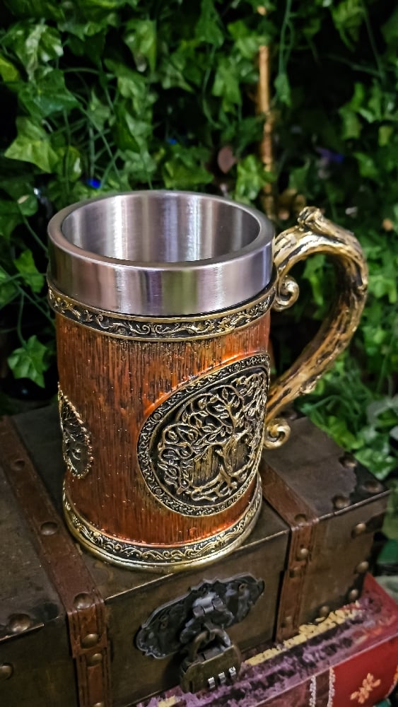 👑The Armored Kingdom Tree of Life (Yggdrasil) Mug