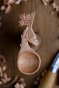Image 1 of Long Tailed tit in the Hawthorn Tree- Coffee Scoop 