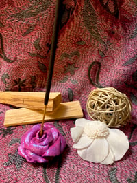 Handmade Signature Rose Incense Holder