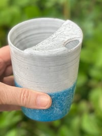 Image 1 of Turtle decorated LID  Travel Cup