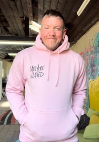 Image 1 of You are love hoody (pink) 
