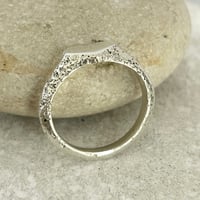 Image 4 of Sand Heart Signet Ring 