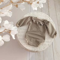 Image 1 of Newborn photography bodysuit - Martella - neutral brown