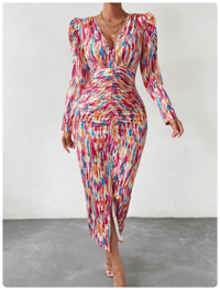 Image of Drina colorful dress