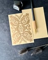 Greeting card single, caramel 2