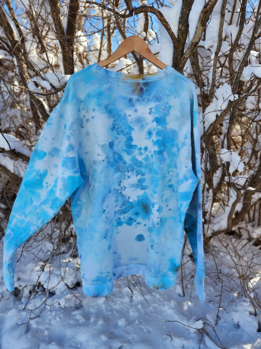 Image of Winter watercolor sweatshirt  3XL