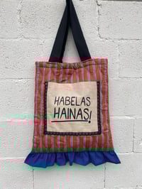 Image 1 of Bolsiña feita a man. HABELAS HAINAS. Deseño exclusivo!