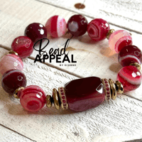 Image 3 of Agate Raspberry Beret