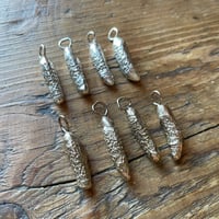 Image 1 of TINY cornichon (silver/bronze)