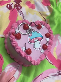Image 1 of mushroom keychain 
