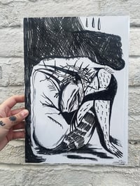 Stepped On - Ltd Ed. Dark Dog Print 