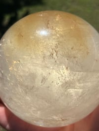 Image 13 of Large Calcite Sphere With Rainbows #2828