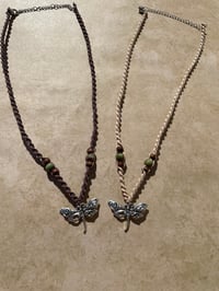 Image 3 of Dragonfly beaded necklace