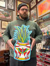 Vase Woodcut