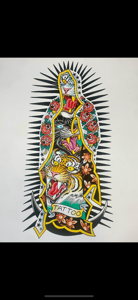 Image of our lady of tattoo