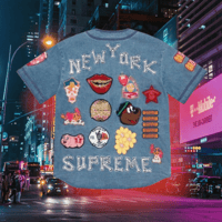 Image 1 of 🆕 DeNiM PaTCHwORK SuPreMe JeRSeY 🗽⚾️