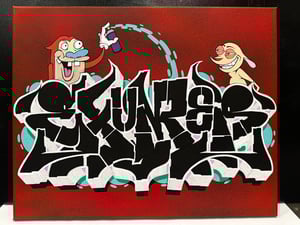 Image of Ren & Stimpy 16 x 20 Canvas