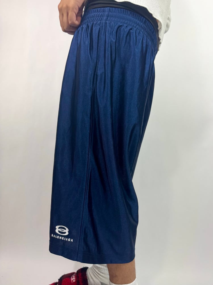 Image of Balenciaga SS24 Unity Icon Basketball Shorts