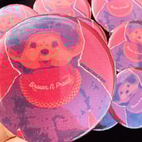 Image 2 of Brown + Proud Pinback Button