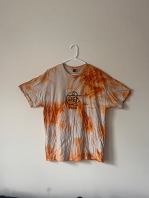 OREOL hand dyed T shirt (orange/créme)