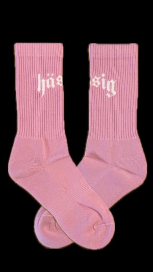 Image of basic logo socks gelato pink