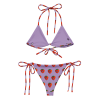 Image 2 of Strawberry string bikini