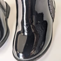 Image 7 of Children's Place Baby Girls Black Patent Leather Glitter/Bow Booties