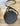Round straw bag