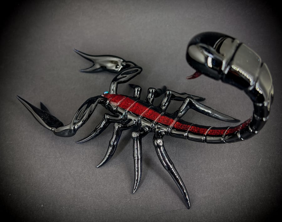 Image of Black & Red Dichroic Scorpion