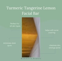 Image 1 of Turmeric Tangerine Lemon Facial Bar (PRE ORDER APRIL 16th RESTOCK)