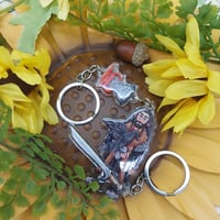 Image 3 of Bilbo and Thorin Stacked Keychains