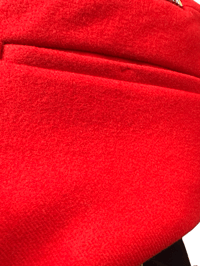 Image 4 of 1960s Style J Crew Red Wool Classic A Line Mini Skirt - Size 8 