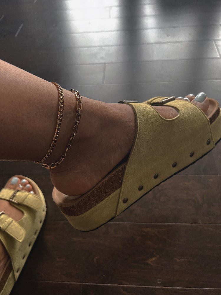 Image of SAY LESS ANKLET • Gold Anklet