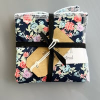 Navy Ditsy Floral Posh Flannel