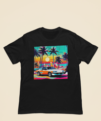 Image 3 of SUNSET DRIVES OCEAN FRONT T-SHIRT
