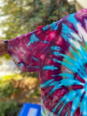 Image of XL Let's Go Girls Tie Dye Shirt 3