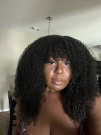 Image 1 of Glueless Afro Bang Wig