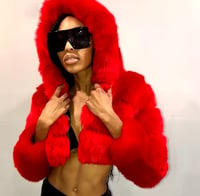 Image 5 of Fur Cropped Jacket