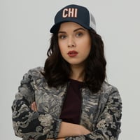 Image 5 of CHI Trucker Cap (Navy/White)