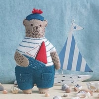 Image 1 of Marcel the Sailor Bear Felt Craft Mini Kit