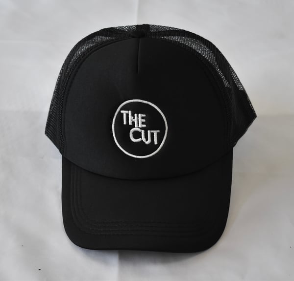Image of “THE CUT” Black Trucker Hat