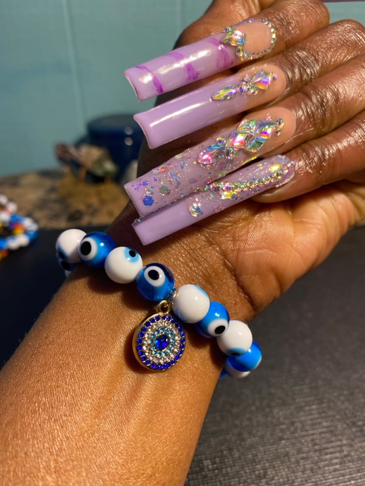 Image of Evil Eye Bracelet With Charm