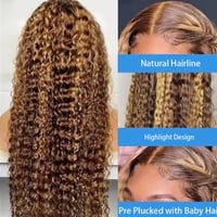 Image 3 of 30" OMBRE' HIGHLIGHT WATER WAVE