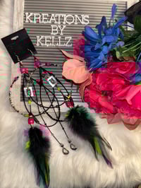 Image 2 of Sapphire Oasis LARGE HOOP