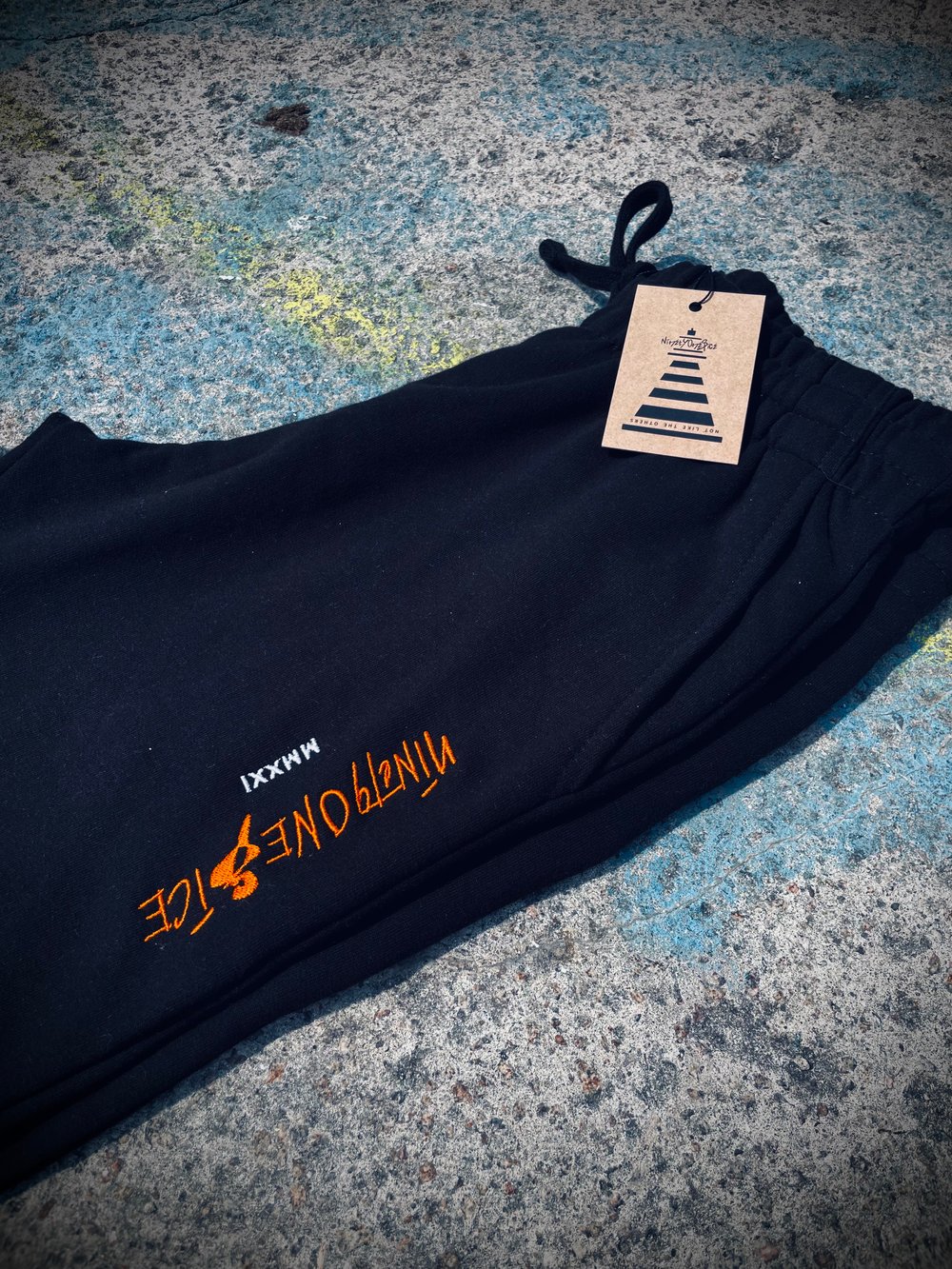Image of Black Script Joggers